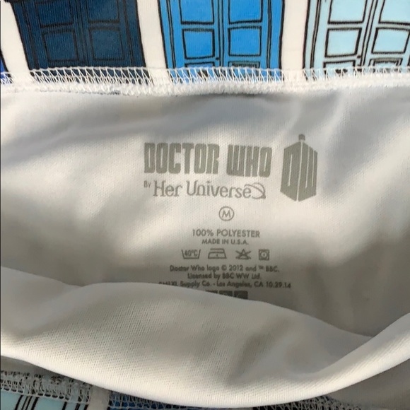 Doctor Who Tardis Mini Skirt - Picture 3 of 3